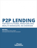 p2p lending for investment advisers and institutional investors