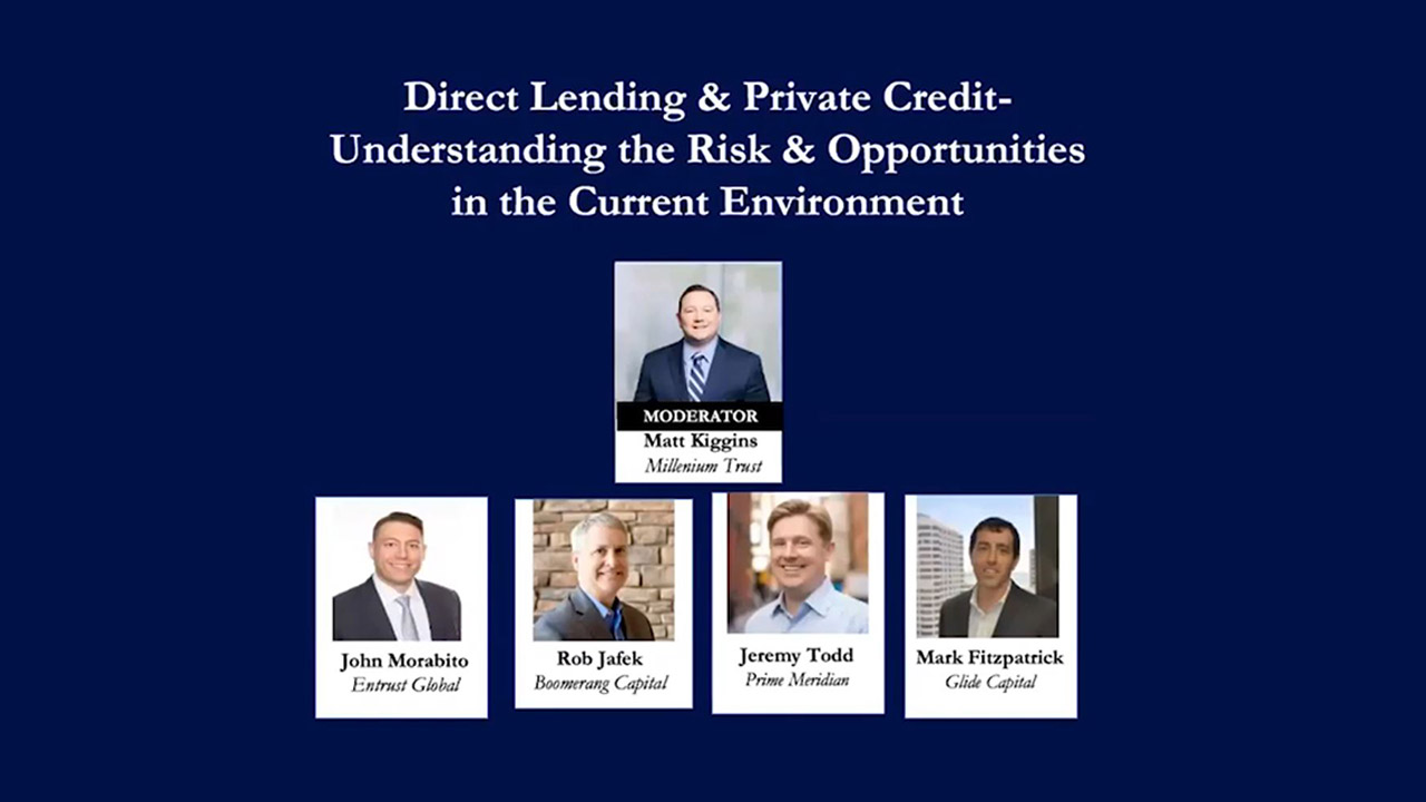 Private Credit - Understanding the Risks & Opportunities in the Current Environment with Jeremy Todd